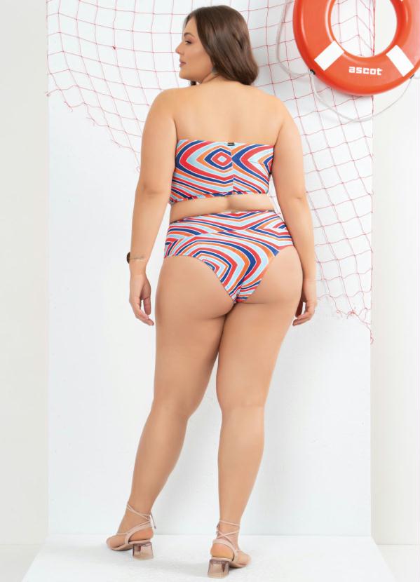 Quintess - Calcinha Biquíni Ondas com Recorte Duplo no Cós 8