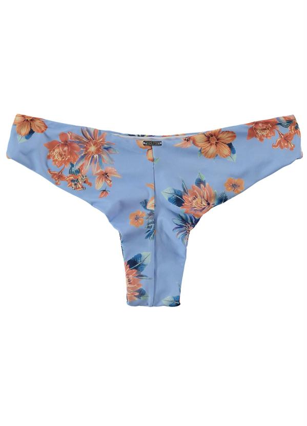 Malwee - Biquíni Azul Claro Tradicional Floral 2