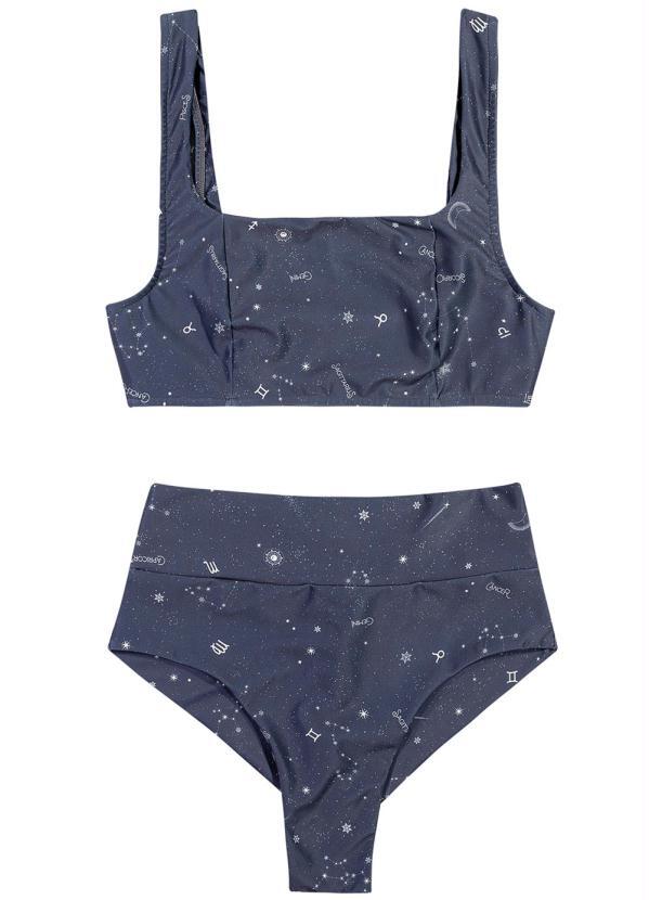 Enfim - Biquíni Azul Escuro Hot Pant Dry Beach