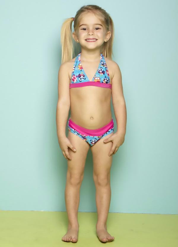 Puket - Biquíni Menina Azul Puket