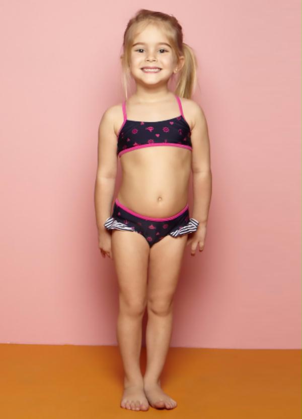 Puket - Biquíni Menina Azul Puket