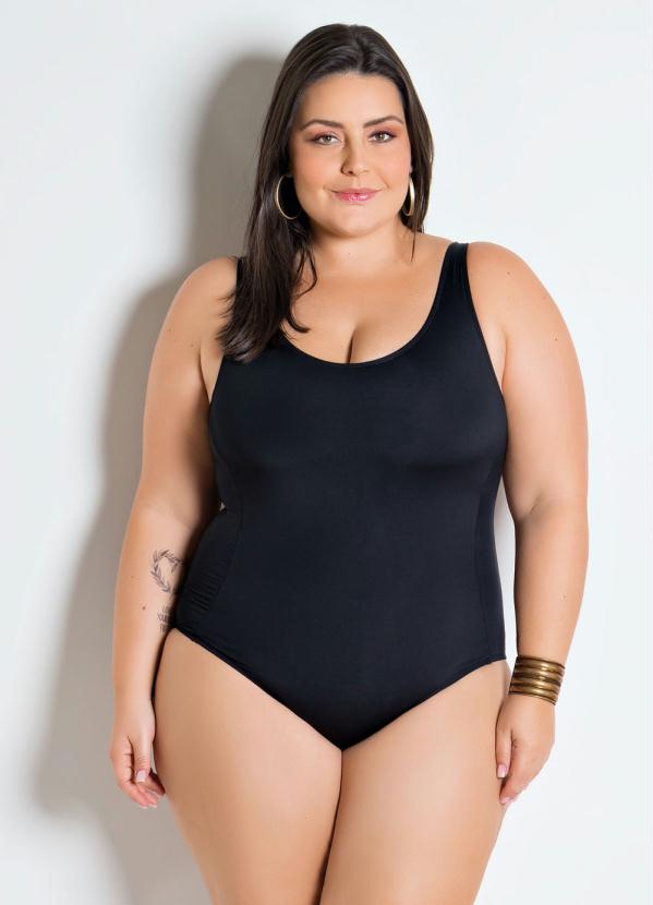Outlet - Maiô com Recorte nas Costas Preto 2