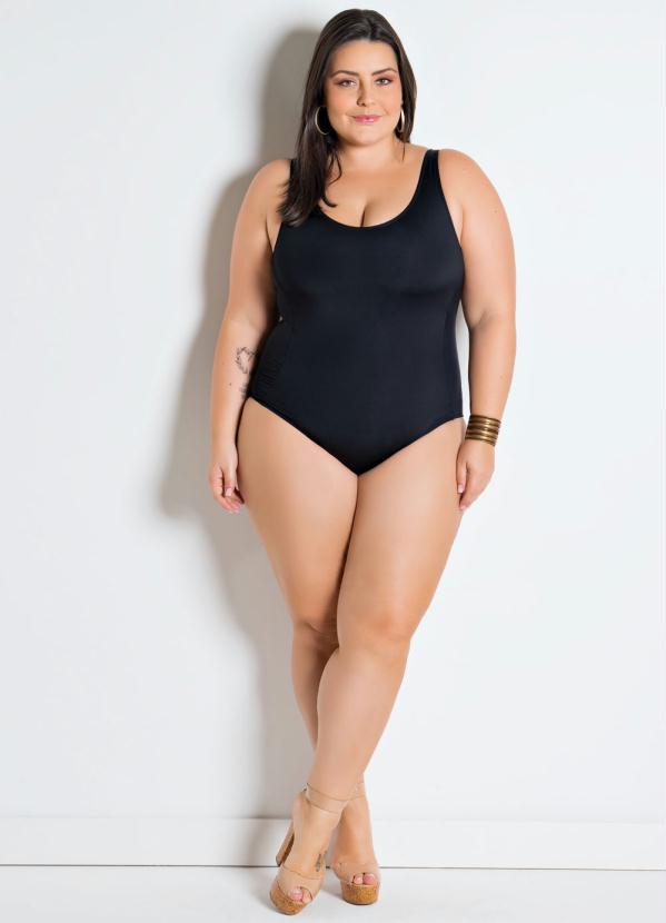 Outlet - Maiô com Recorte nas Costas Preto 6