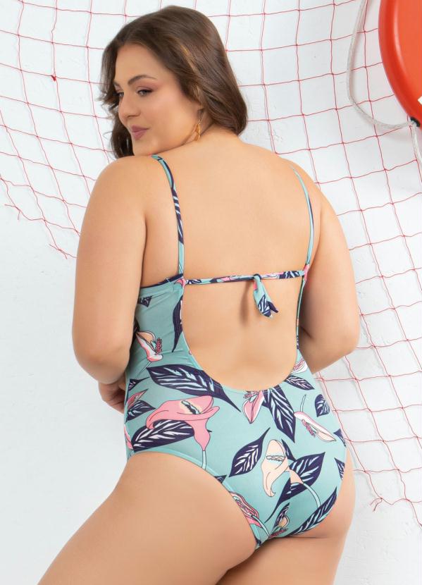 Quintess - Maiô Floral com Bojo e Amarração 6