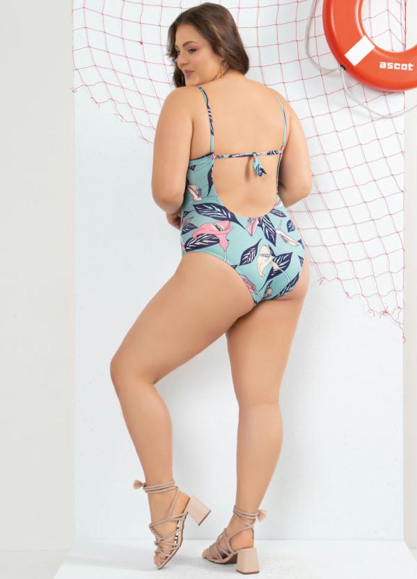 Quintess - Maiô Floral com Bojo e Amarração 8