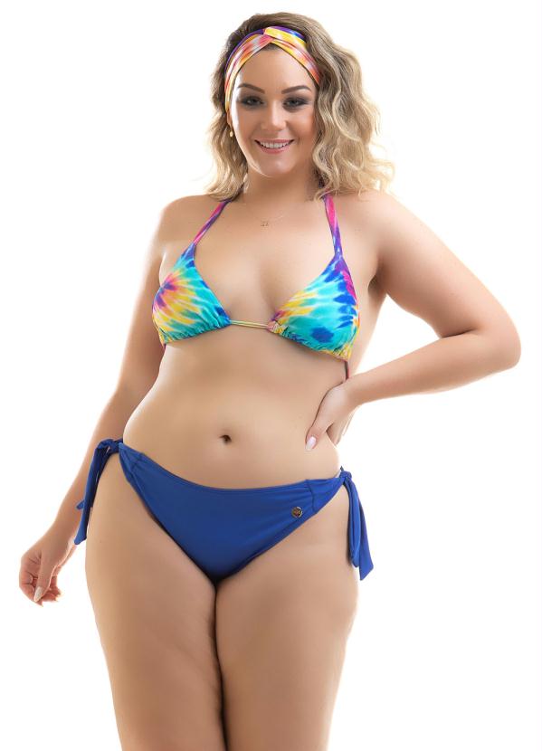 Acqua Rosa - Biquíni Cortininha Plus Size Tie Dye