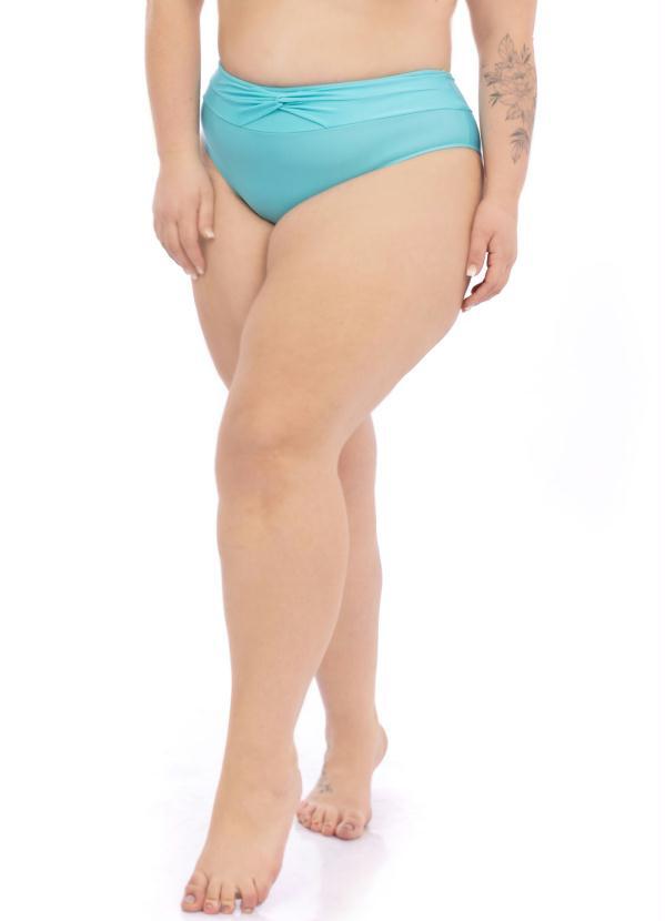 Acqua Rosa - Calcinha Detalhe Cós Plus Size Azul