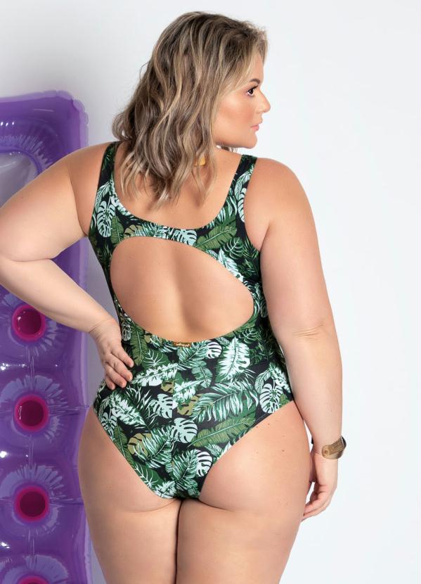 Marguerite - Maiô Folhagem com Recorte Vazado nas Costas 3