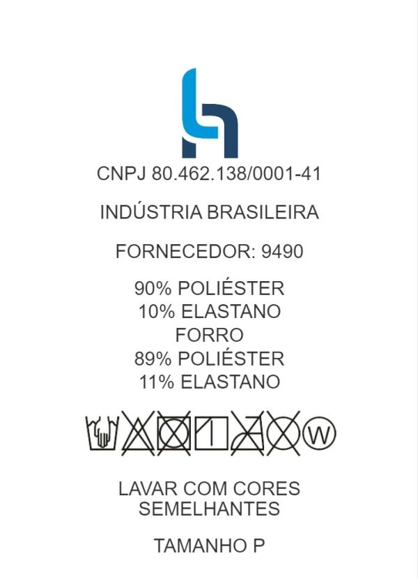 Outlet - Maiô Pavão com Tiras para Amarrar 5