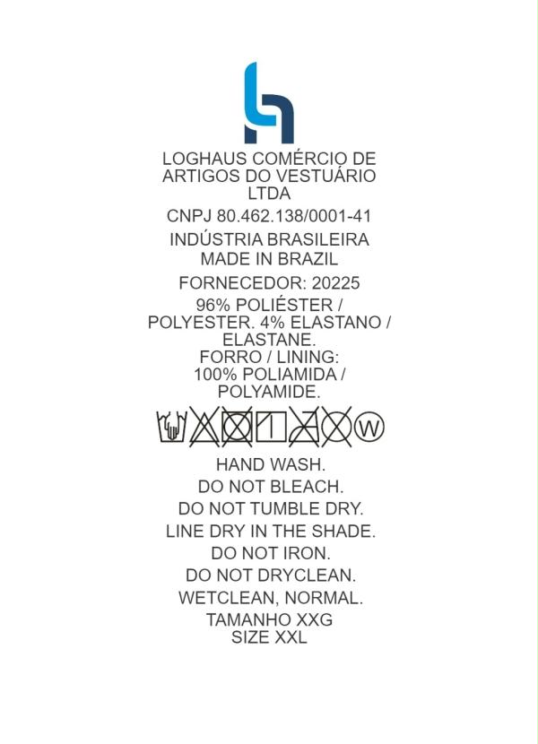 Outlet - Maiô Plus Size Preto e Rosa 3