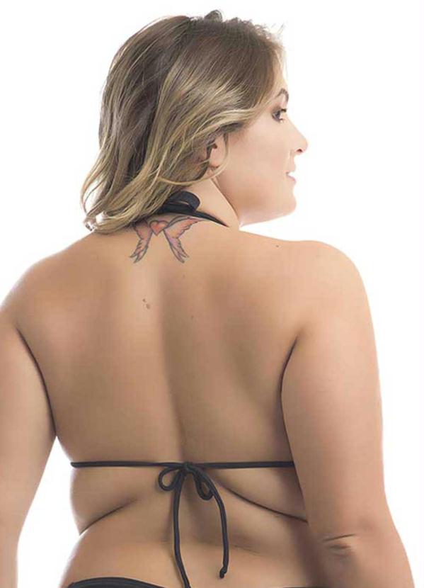 Acqua Rosa - Top Cortininha Plus Size Acqua Rosa Preto 2