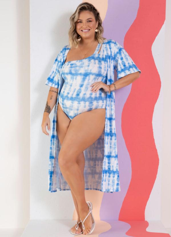 Quintess - Saída de Praia Tie Dye Alongada 4