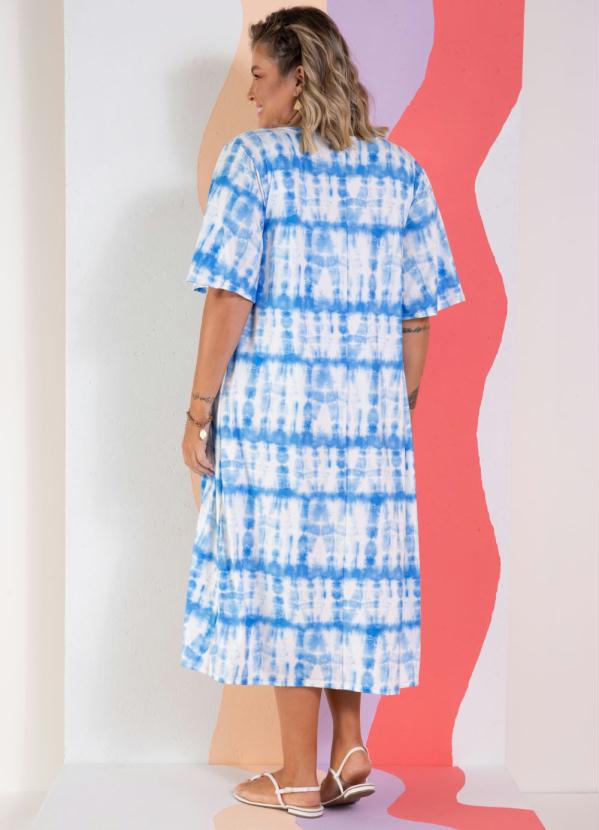 Quintess - Saída de Praia Tie Dye Alongada 5