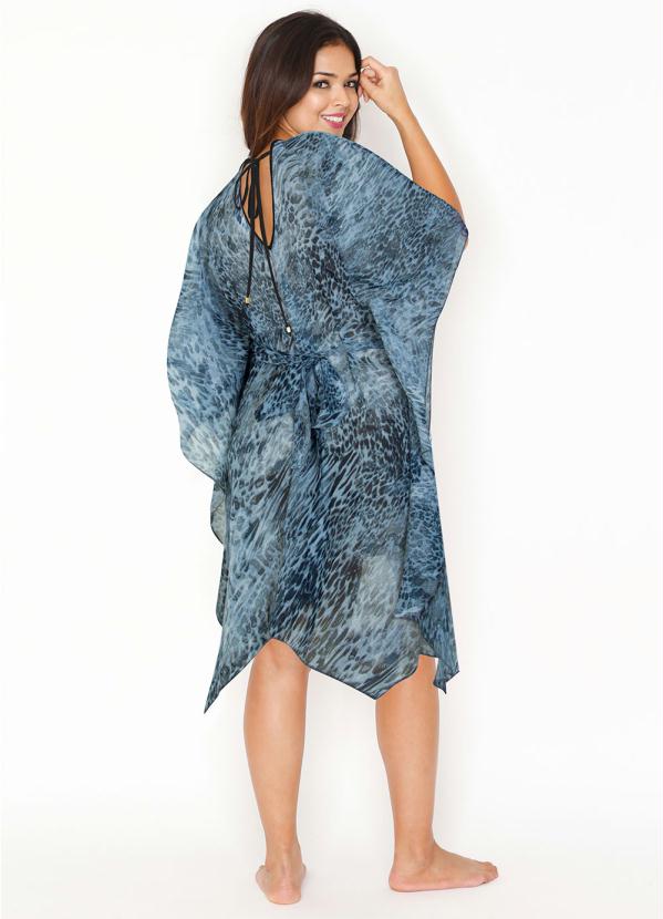 Outlet - Vestido Saída de Praia Preto 2