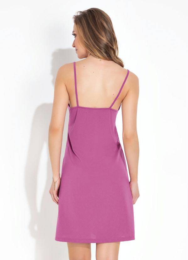 Alma Dolce - Camisola de Alcinha Decote V Roxo 2