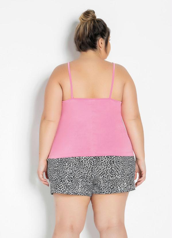 Marguerite - Pijama de Alcinha Rosa/Oncinha 2