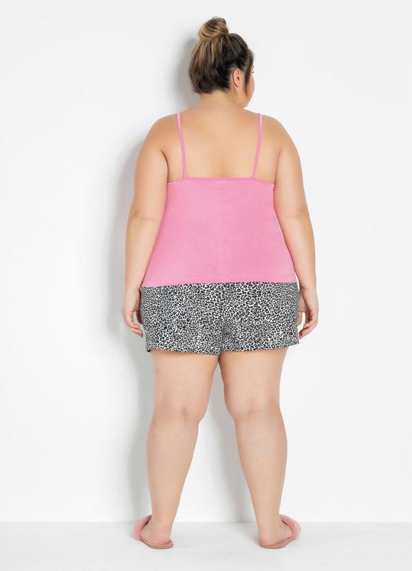 Marguerite - Pijama de Alcinha Rosa/Oncinha 7