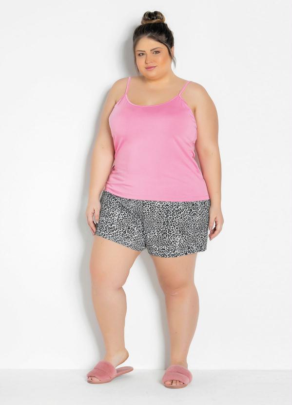 Marguerite - Pijama de Alcinha Rosa/Oncinha 8