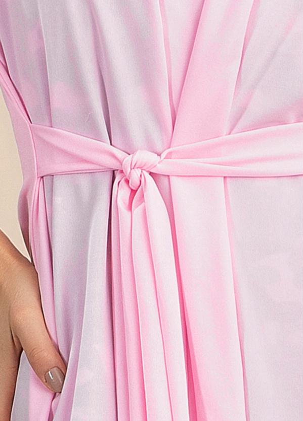 Alma Dolce - Robe Rosa Claro em Malha 5