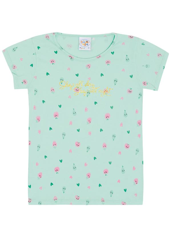 Pulla Bulla - Pijama Meia Malha Verde 2