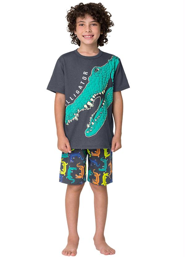 Pijama Juvenil Manga Longa Bart Simpsons Tam 10 a 16 | Marisa