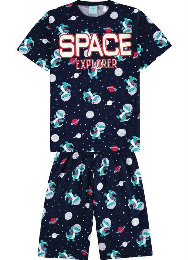 Kyly - Pijama Infantil Masculino Marinho 1