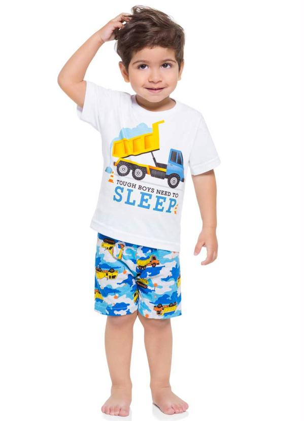 Kyly - Pijama Masculino Branco