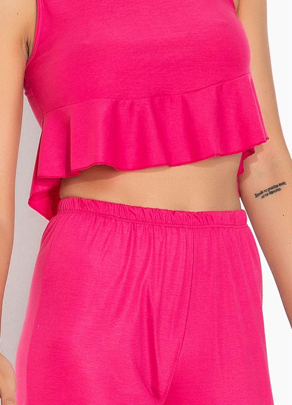 Alma Dolce - Pijama com Babado Pink 3
