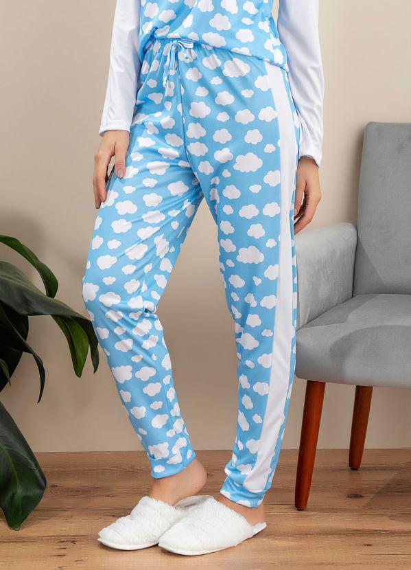 Alma Dolce - Pijama Manga Longa Nuvem Azul 3