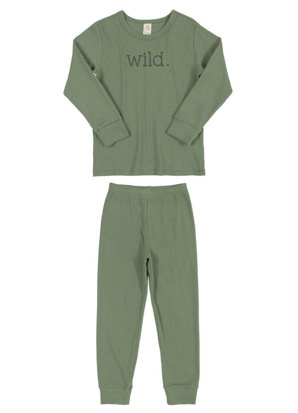 Up Baby - Pijama Infantil Unissex Nature Verde 1