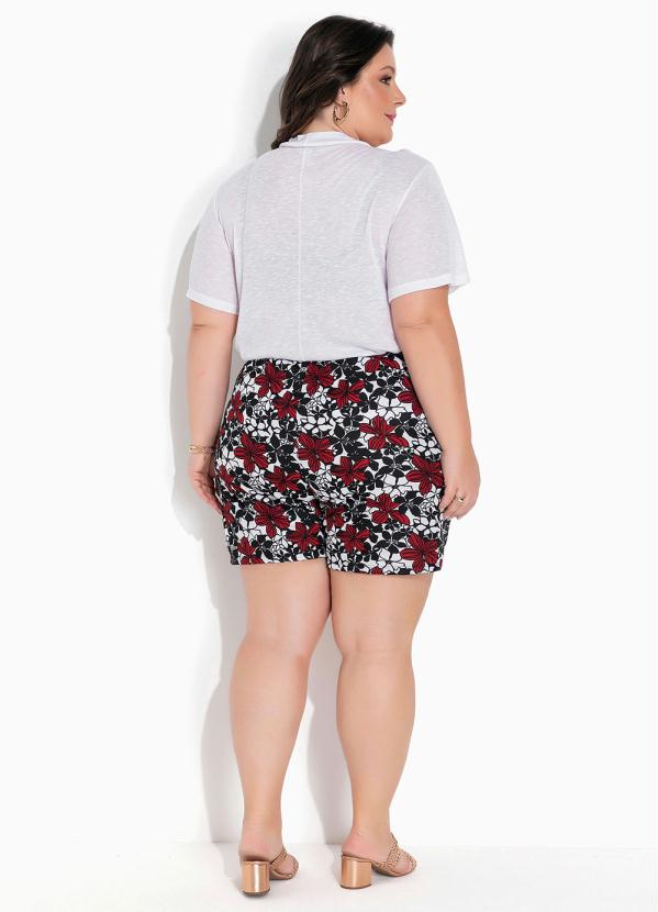 Marguerite - Blusa Branca com Amarração Plus Size 5
