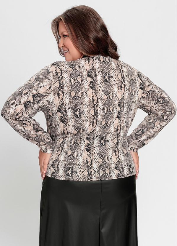 Outlet - Blusa Plus Size Cobra Transpassada 2