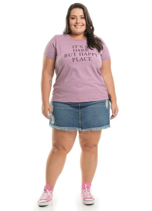 Miss Masy Plus - T-Shirt Place Roxo 3