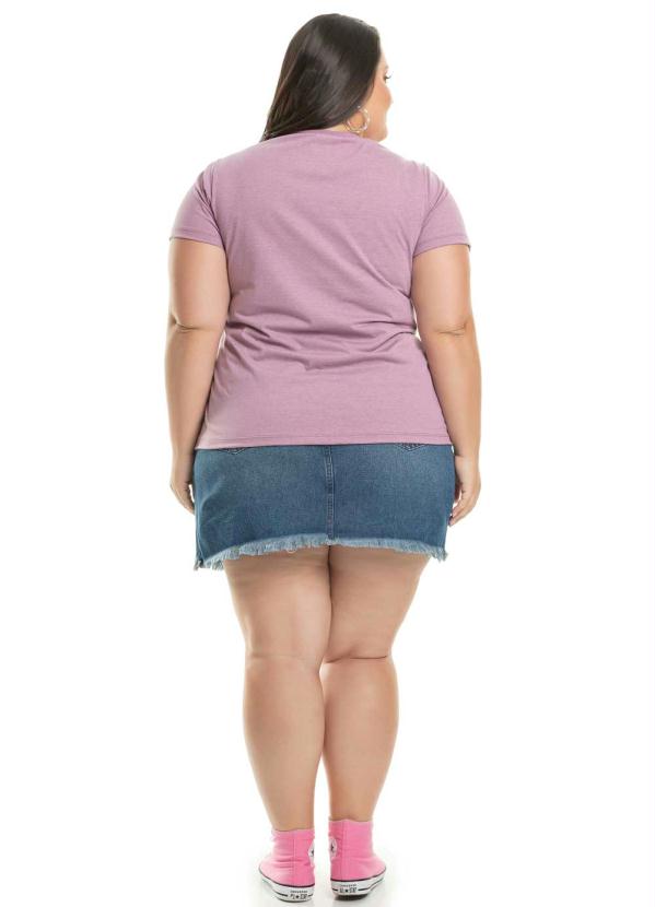 Miss Masy Plus - T-Shirt Place Roxo 4
