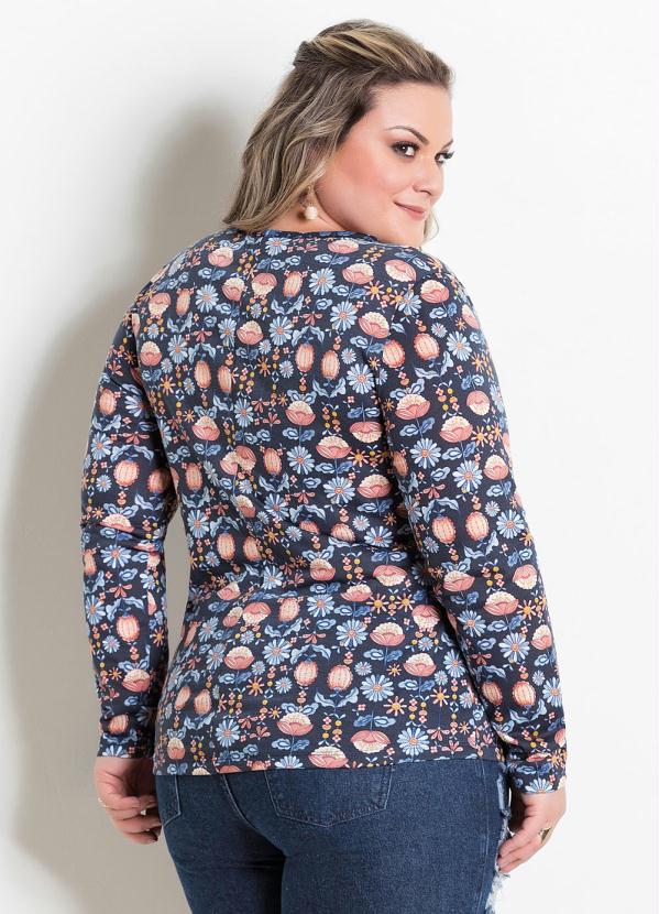 Marguerite - Blusa com Amarração no Decote Floral Marguerite 2