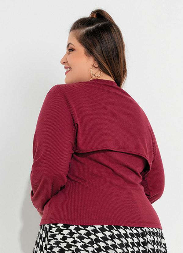 Outlet - Regata e Super Cropped Plus Size Roxo 2