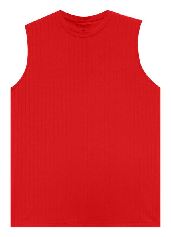 Malwee - Blusa Canelada Feminina Vermelho 3