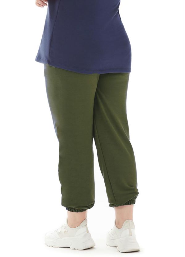 Lepoque - Calça Jogger Viscolycra Verde Oliva 2