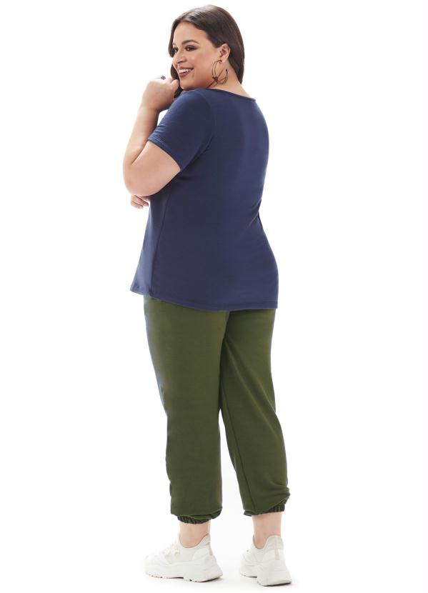 Lepoque - Calça Jogger Viscolycra Verde Oliva 4