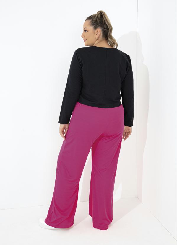 Outlet - Calça Pink com Elástico Plus Size 3