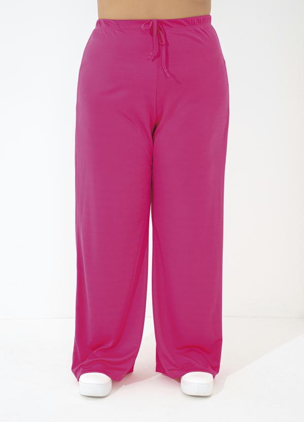 Outlet - Calça Pink com Elástico Plus Size 2
