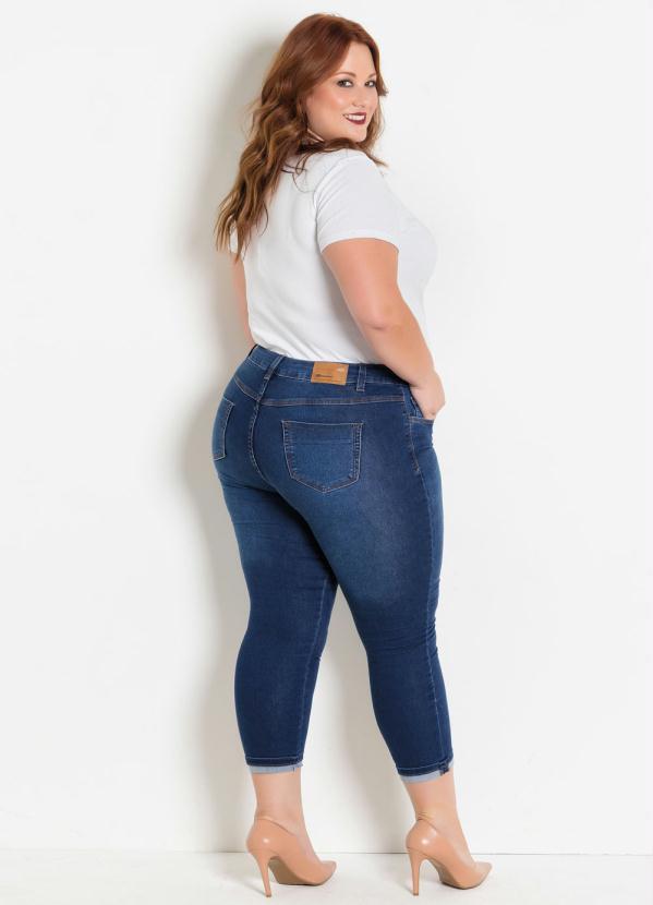 plus size cropped jeans
