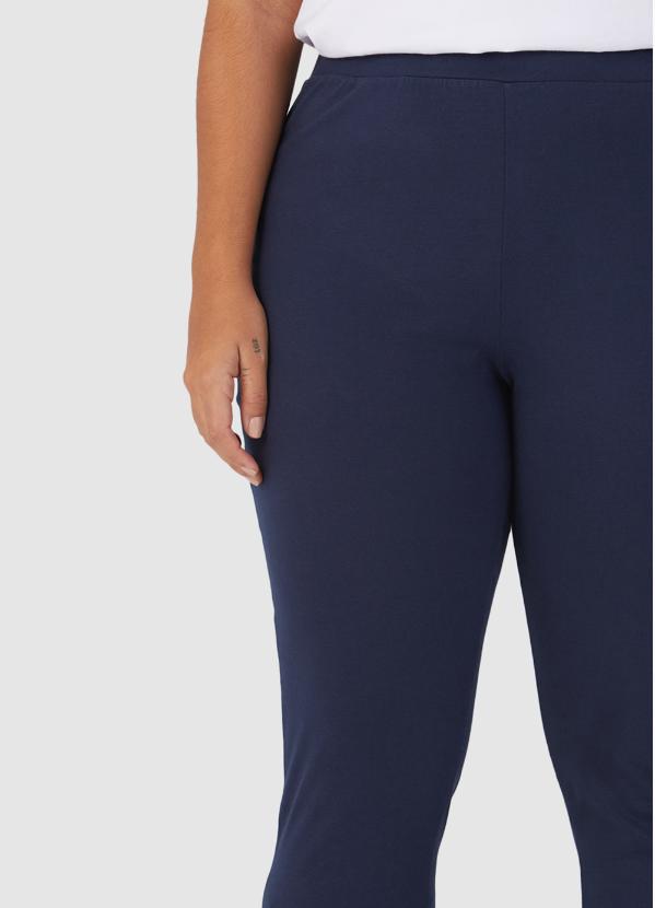 Malwee - Calça Cotton Feminina Azul Marinho 5