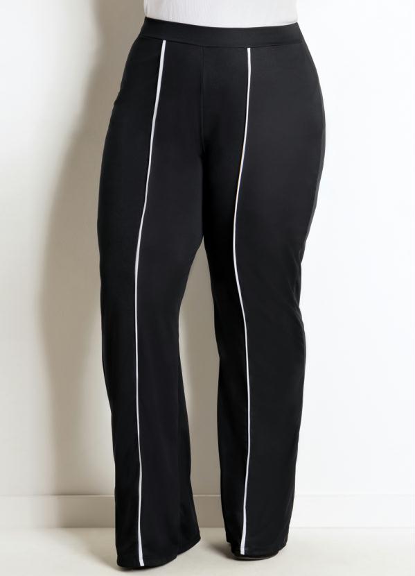 Marguerite - Calça Flare Preta Plus Size Marguerite 2