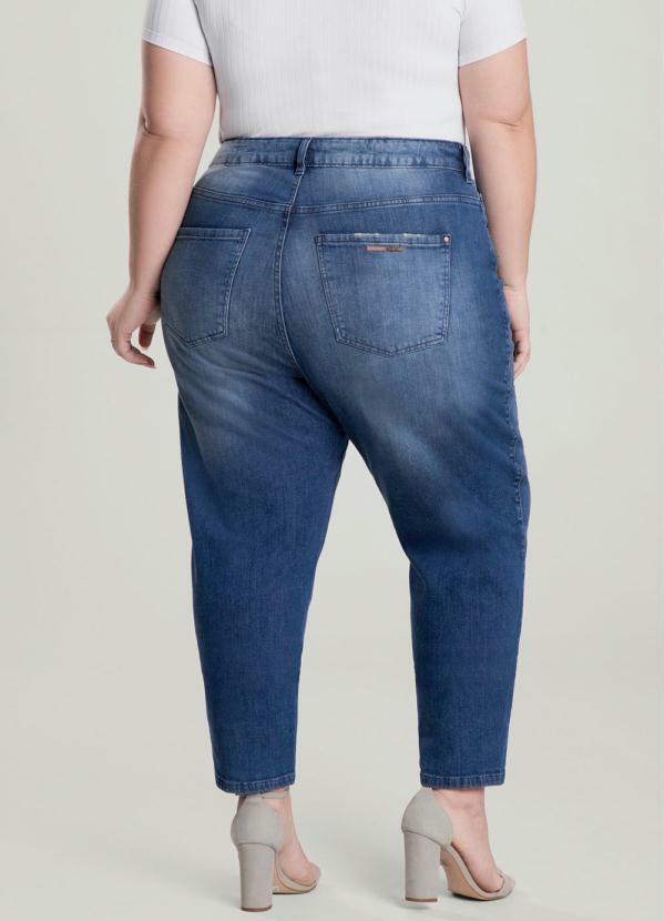 Lunender Mais Mulher - Calça Jeans com Elastano Mommy Plus Size 2