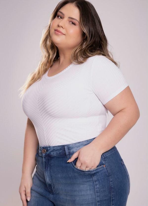 Lunender Mais Mulher - Calça Jeans com Elastano Mommy Plus Size 5