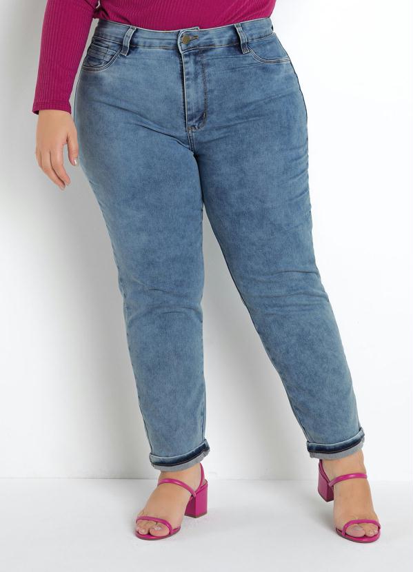 Calça Jeans Cropped Básica Sawary Plus Size Sawary Jeans 1485