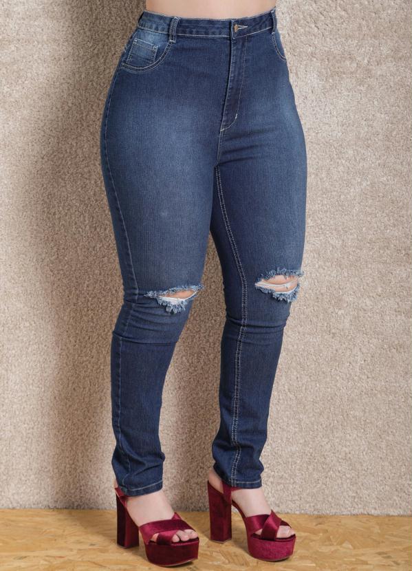 calças jeans femininas rasgadinhas