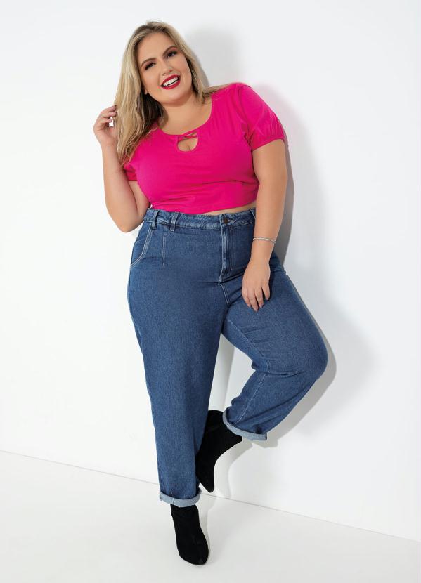 Calça Jeans Mom Jeans Sawary Plus Size - Sawary Jeans