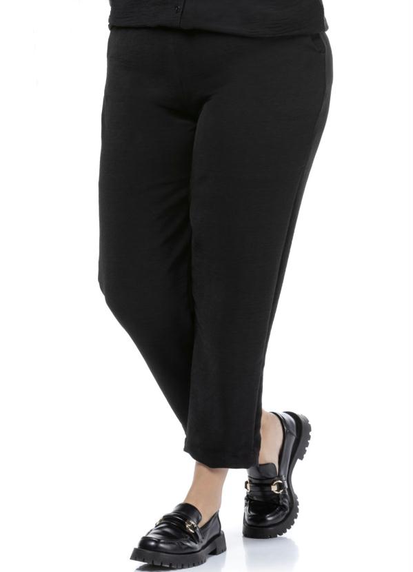 Donna Peck - Calça Air Flow Oasis Plus Size Preto